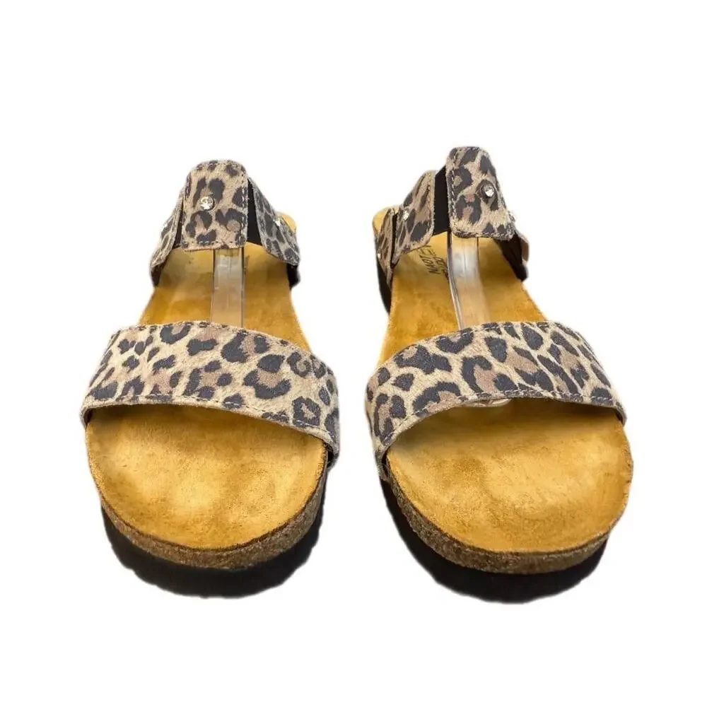 Naot Ashley Leopard Slide Sandal Women size 42 US 11 - Picture 4 of 5